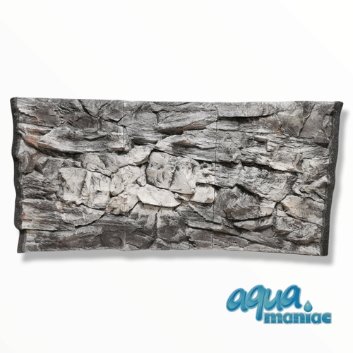 Aquarium Background for Juwel Rio 350 Aquarium - 3d grey rock background