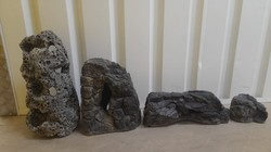 Bundle of 4 Grey Caves for aquariums