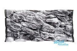 3D grey rock background 97x36cm