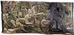 3D Background Rock Root With Vent 97x45cm to fit Aqua Oak 110 Aquarium