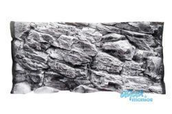 3D grey rock background 57x27cm