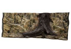 3D Rock Root Background 117x56cm in 2 section to fit 4 foot by 2 foot tanks