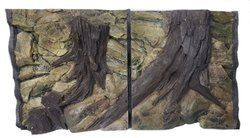 3D Root Background 88x56cm in 2 section to fit 3 foot by 2 foot tanks