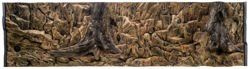 3D Background Rock Root With Vent 178x58cm in 3 section to fit 6 foot by 2 foot tanks