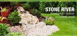 Stone River for garden - water feature