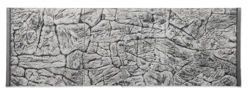 3D Thin Grey Rock Background 178x58cm in 3 section to fit 6 foot by 2 foot tanks