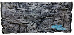 JUWEL RIO 450 3D grey rock background 148x56cm in 3 sections