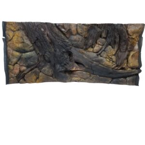 Fish tank background for 4 foot x 2 foot aquarium - 3D amazon background 117x56cm in 2 sections