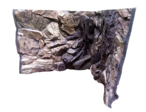 JUWEL Trigon 350 3D Rock and Root background in 2 sections