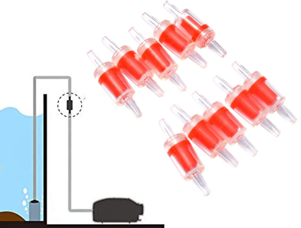 how to install a stop valve on aquarium air line correctly