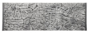 Fish tank background for Juwel Rio 300 3D Thin Grey Rock background 117×54 cm in 3 sections