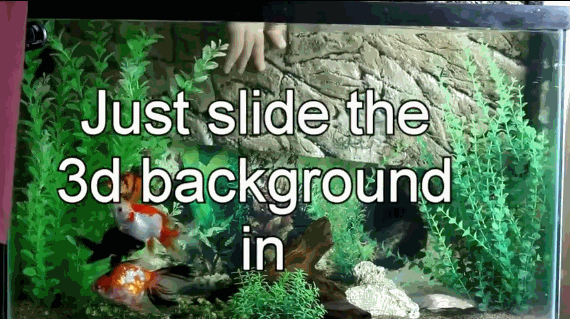 how to install 3d background - just slide it in