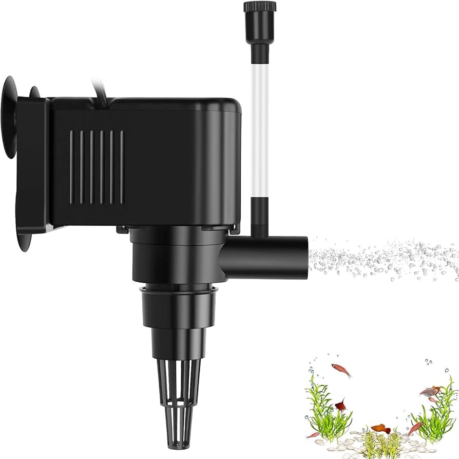 small filter head to increase water circulation