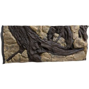 Fish Tank Background 3D Amazon Background 125 x 55cm in 2 sections