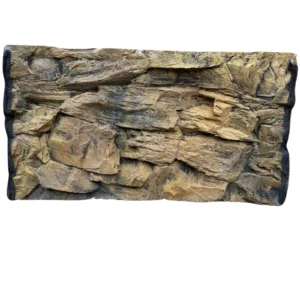 Fish tank background for Fluval Roma 125 rock background 77x42cm 1 section